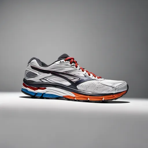 Preview of Single running shoe on a plain white (webp lossy)