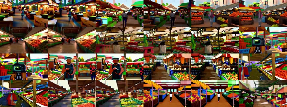 Preview of Market walk: scrub-preview sprite sheet