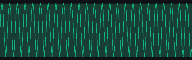 Rendered preview of AIFF: 1 kHz Sine Tone
