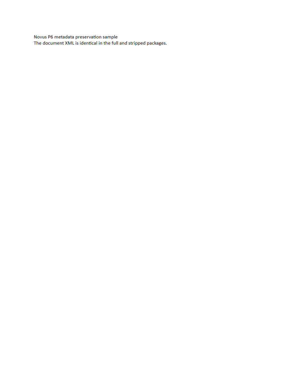 Rendered preview of DOCX with Metadata Stripped