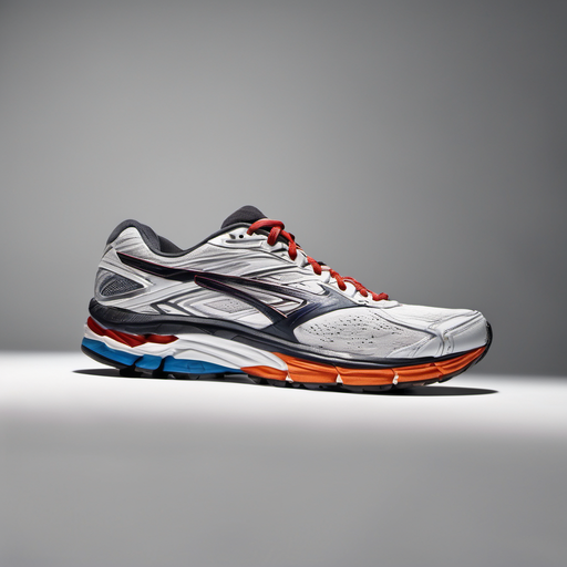 Rendered preview of Single running shoe on a plain white (jp2 lossless)