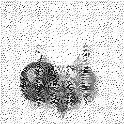 Rendered preview of PBM: Netpbm Test Image (P4)
