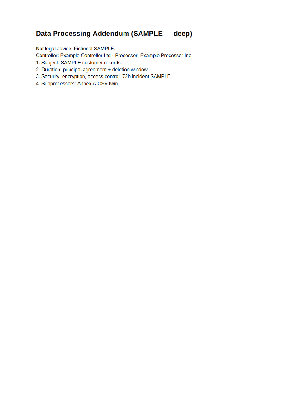 Rendered preview of DPA Deep (PDF, SAMPLE)