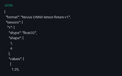 Preview of ONNX Inference Contract - Static Identity Expected Output