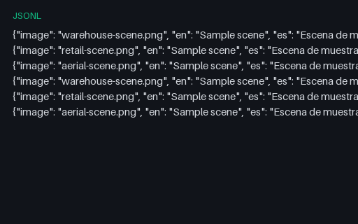 Preview of Multilingual Captions: Parallel (JSONL)