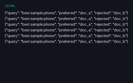 Preview of Pairwise Ranking Preferences (JSONL)
