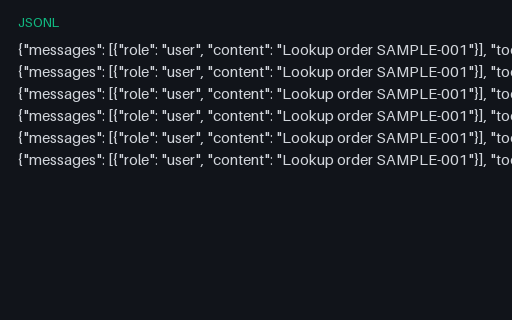 Preview of Tool-calling Traces: Anthropic Format (JSONL)