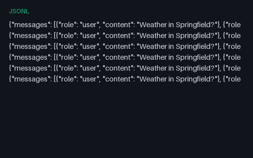 Preview of Tool-calling Traces: OpenAI Format (JSONL)