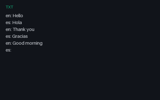 Preview of Prompt: Fewshot Translate