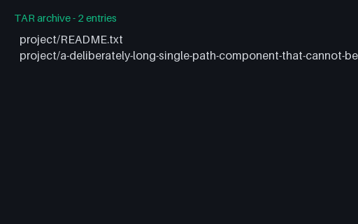 Preview of TAR - GNU Long Name Record