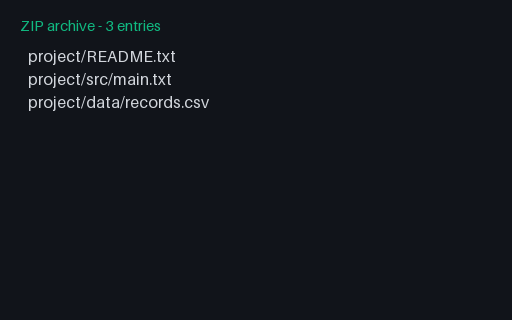 Preview of ZIP - Directories Implied by Member Paths