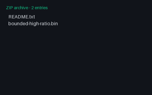 Preview of ZIP - Bounded High Compression Ratio
