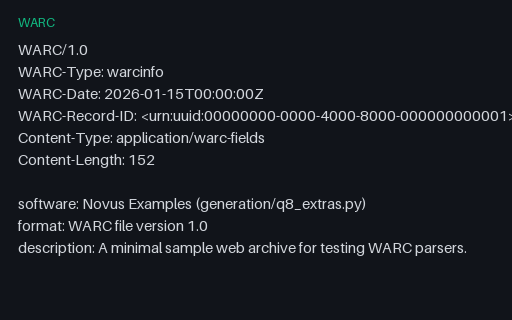 Preview of WARC: Web Archive
