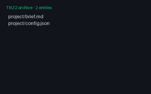 Preview of Convert v2 TBZ2 Alias