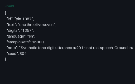 Preview of ASR: 1357 Transcript (JSON)