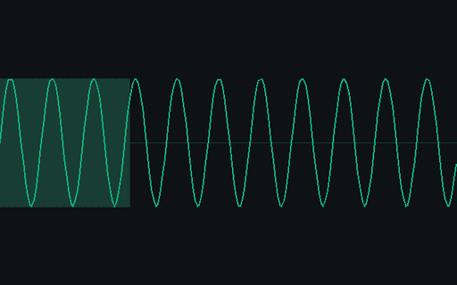 Preview of Trailing Silence 5s: 440 Hz Tone