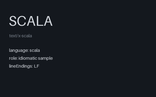 Preview of Scala Hello