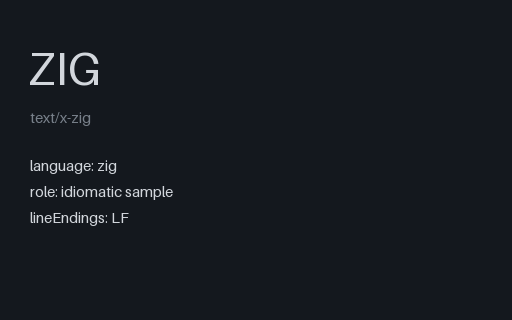 Preview of Zig Hello