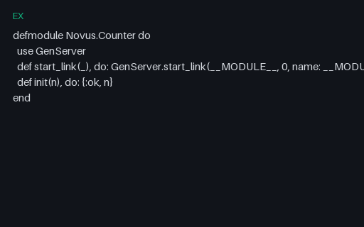 Preview of Elixir GenServer Stub