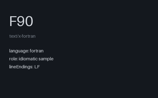 Preview of Fortran Hello