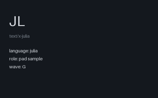 Preview of Julia Macro SAMPLE