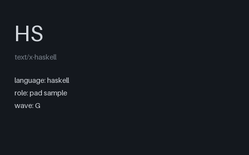 Preview of Haskell Typeclass SAMPLE