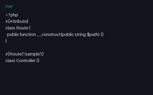 Preview of PHP Attributes