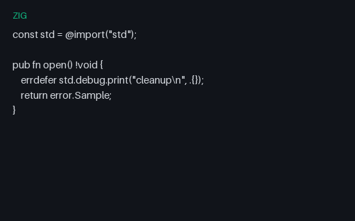 Preview of Zig Errdefer