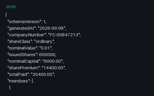 Preview of Juniper Workspace Cloud: Register of members JSON
