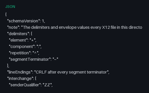 Preview of Juniper Fitness and Clinic Administration: X12 envelope and delimiter specification