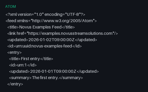Preview of Atom Feed