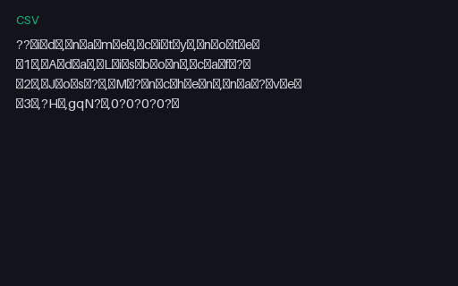 Preview of CSV: UTF-16 BE with BOM
