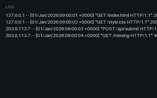 Preview of Nginx Access Log