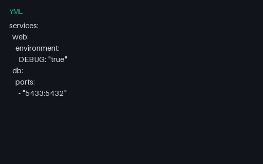 Preview of Docker Compose Override (YAML)