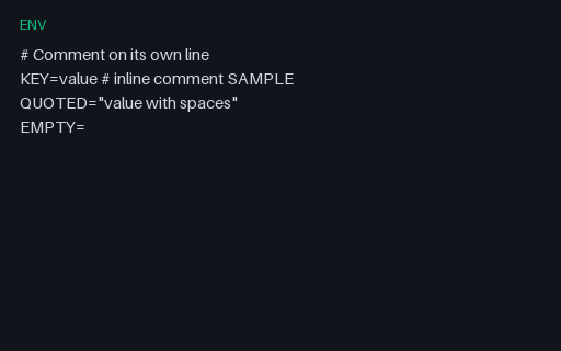 Preview of Environment File: Comments Edge (.env)