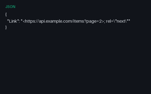 Preview of Api Link Header Pagination
