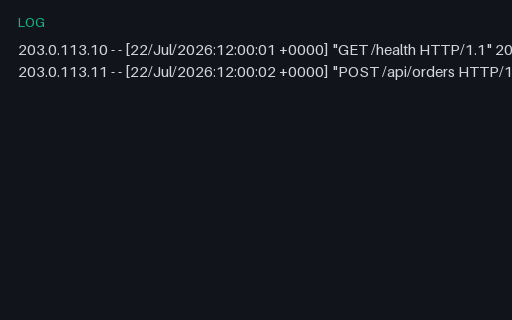 Preview of Log Sample: Nginx Access Sample