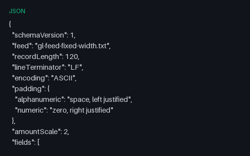 Preview of Alder Books Reconciliation: Fixed-width GL feed column map