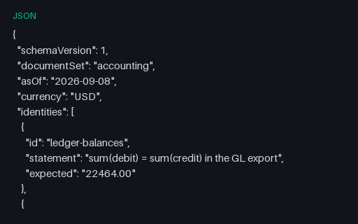 Preview of Alder Books Reconciliation: Ledger reconciliation assertions