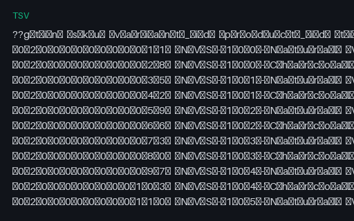 Preview of Fieldnote Supply Shop: Inventory feed as UTF-16 LE tab-separated text