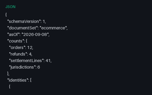 Preview of Fieldnote Supply Shop: Settlement reconciliation assertions