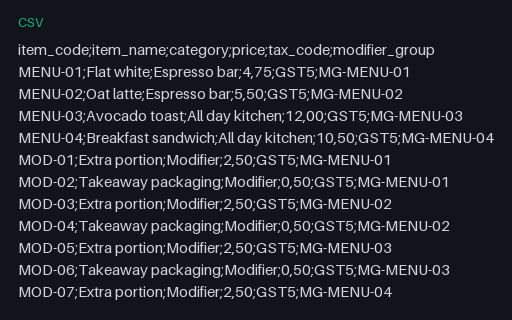 Preview of Juniper Corner Cafe: Till import in the European dialect