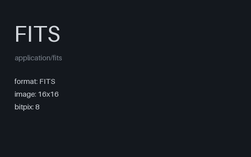 Preview of FITS Image (.fits)