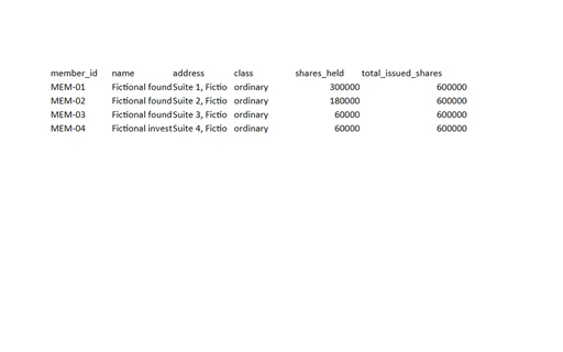 Preview of Juniper Workspace Cloud: Register of members workbook