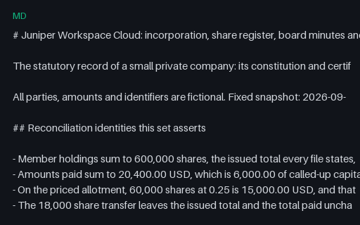 Preview of Juniper Workspace Cloud: corporate document set README