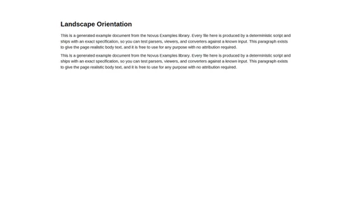 Preview of Landscape PDF