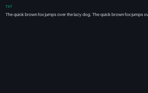 Preview of Very Long Single Line Text