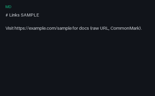 Preview of Markdown Twin: Autolink (CommonMark)