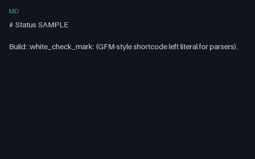 Preview of Markdown Twin: Emoji-Ish (GFM)