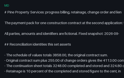 Preview of Pine Property Services: Document set README